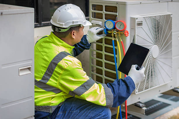 Professional Hvac Maintenance technician working in North Dartmouth, MA